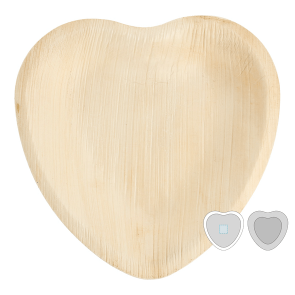 “Heart” Areca Dishes